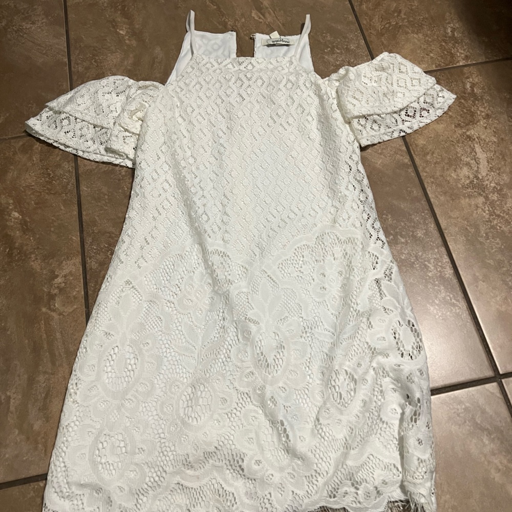 Speechless women’s white small dress